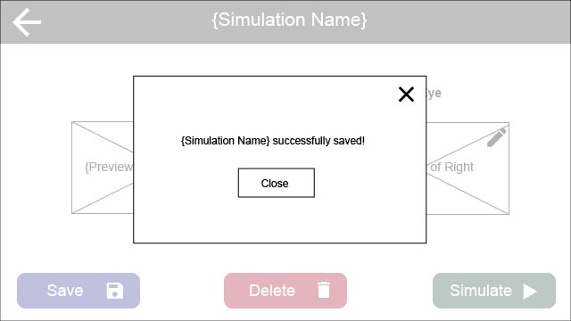 confirmation dialogue in second design