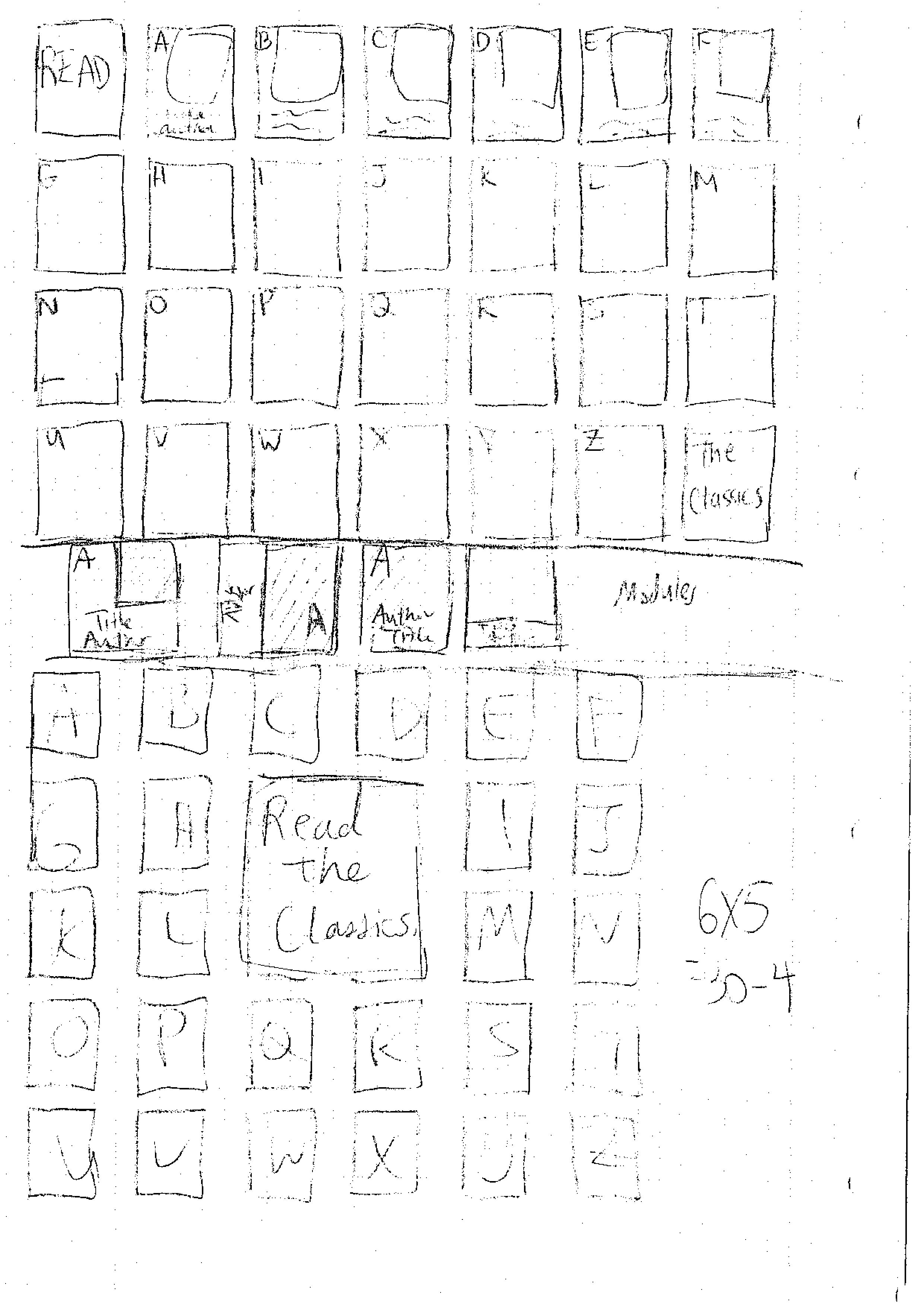 alphabet poster sketches